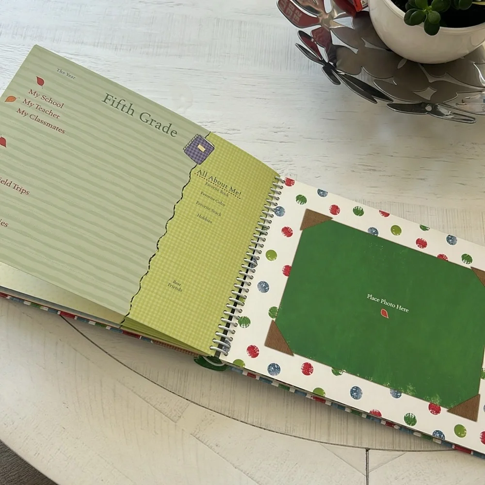 New Southern Living at Home My School Memories Book Memory Photo Album w Sticker - Picture 11 of 16
